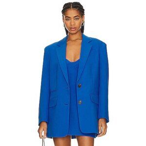 Shona Joy Irena Oversized Blazer in Cobalt